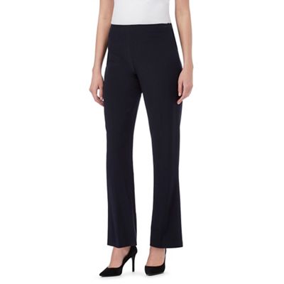 The Collection Petite Navy straight fit trousers
